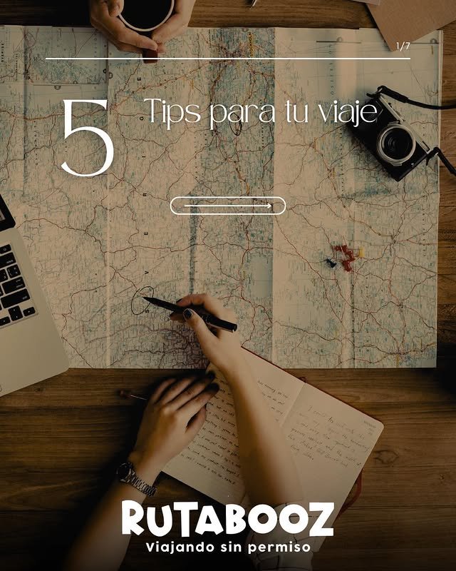 Tips para viajar con Rutabooz