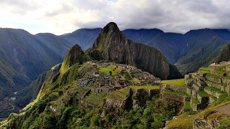 Vista panorámica de Machu Picchu