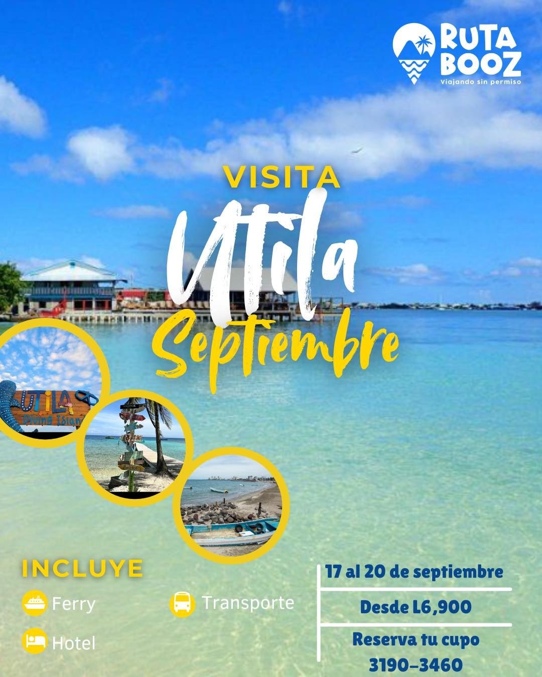 Utila - Islas de la Bahia, 17 al 20 de septiembre